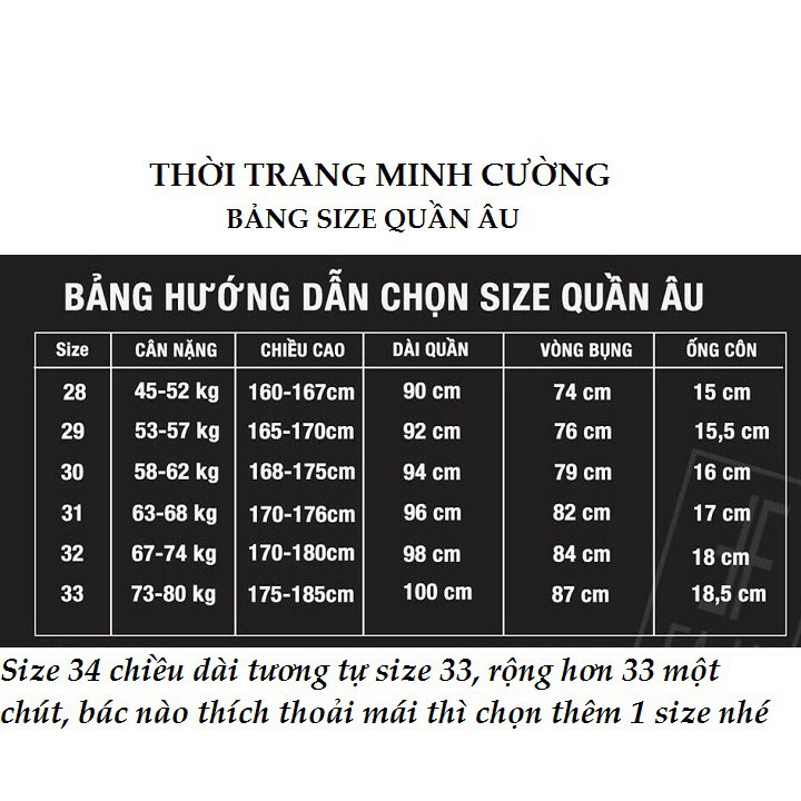 Quần âu nam chất vải tuyết mưa - Quần tây nam Công sở | BigBuy360 - bigbuy360.vn