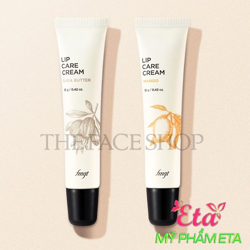 Son dưỡng môi bơ xoài TFS Lip Care Cream The Face Shop Shea Butter \ Mango fmgt (New 2020)