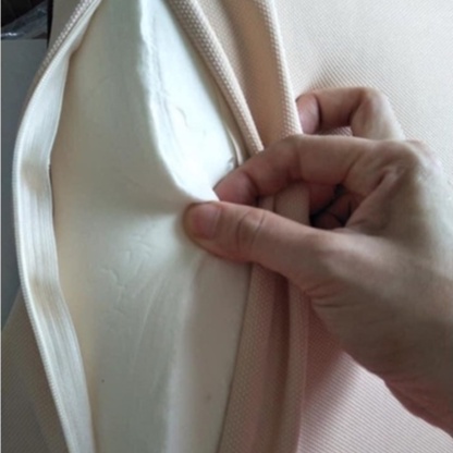 Tựa lưng lõi cao su non vỏ cottton cao cấp cho xe hơi, ô tô, ghế văn phòng