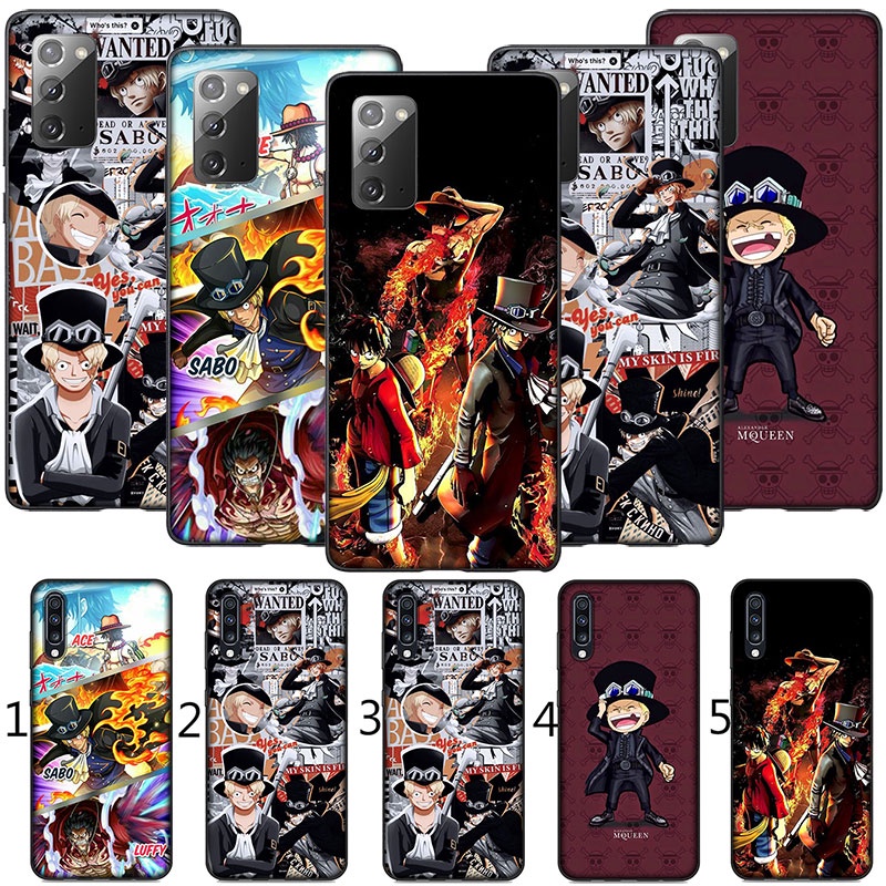 Ốp điện thoại mềm hình One Piece Sabo cho SAMSUNG GALAXY A31 A41 A42 A51 A52 A71 A72 A81 A82 A91 71SF