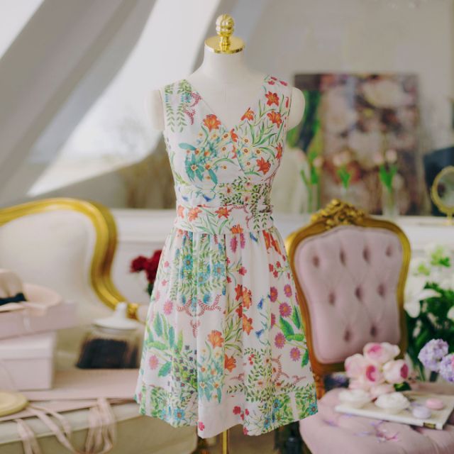 SALE - Milkcocoa - Đầm hoa cột lưng MC