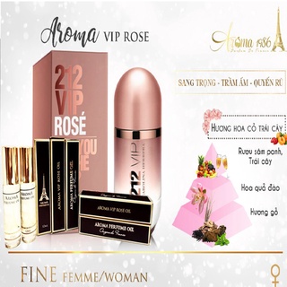 (Dầu thơm) Tinh dầu nước hoa nữ Sexy Vip Rose dạng lăn 12 ml