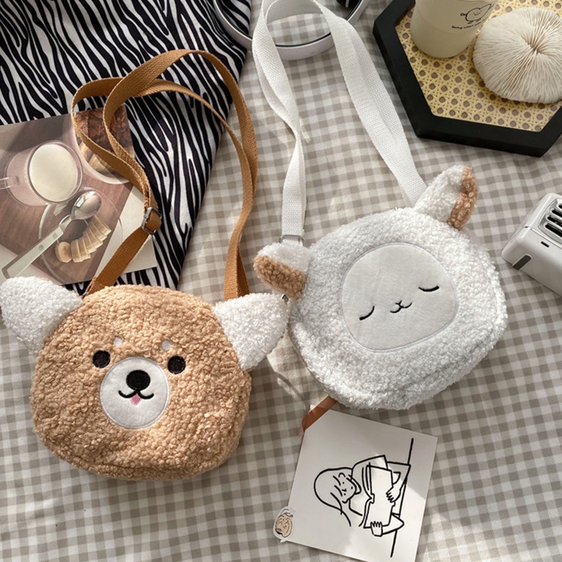 XIXI Túi Đeo Chéo Họa Tiết Hoạt Hình Vui Nhộn Cho Bé