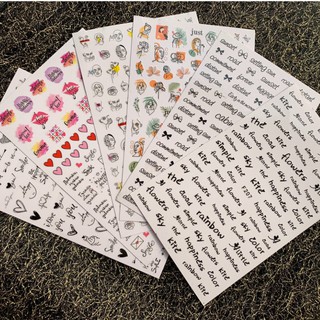 sticker miếng dán móng tay nail