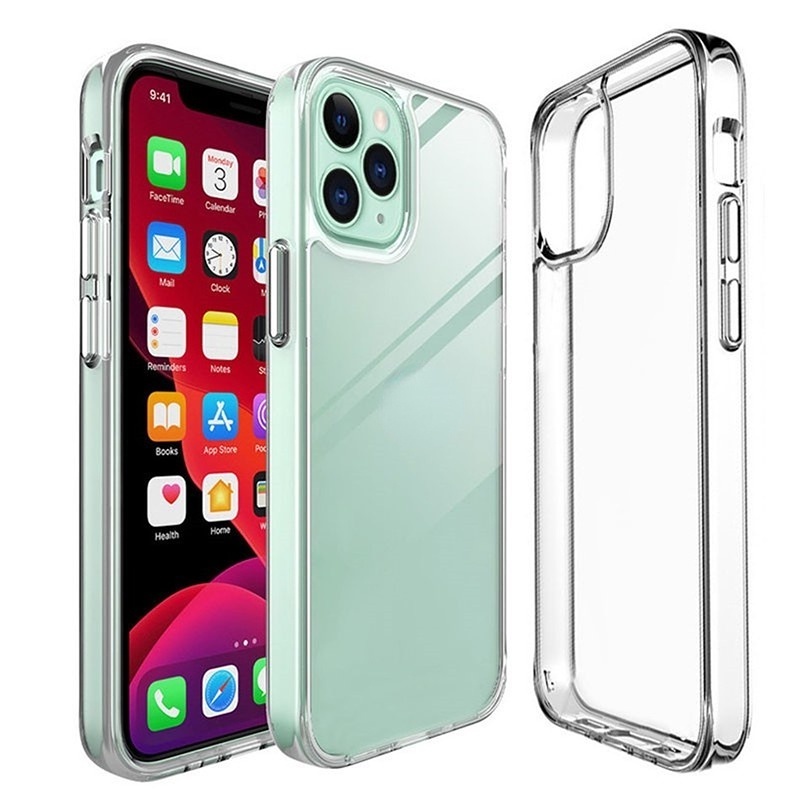Ốp Điện Thoại TPU Silicon Trong Suốt Siêu Mỏng Cho iPhone 13 12 11 Pro Max Mini X XS Max XR iPhone 7 8 6 6S Plus SE 2020 5 5S SE
