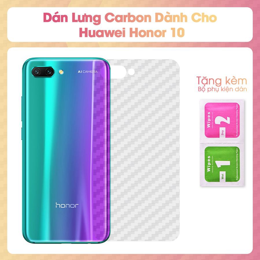 Dán lưng cacbon Honor 10