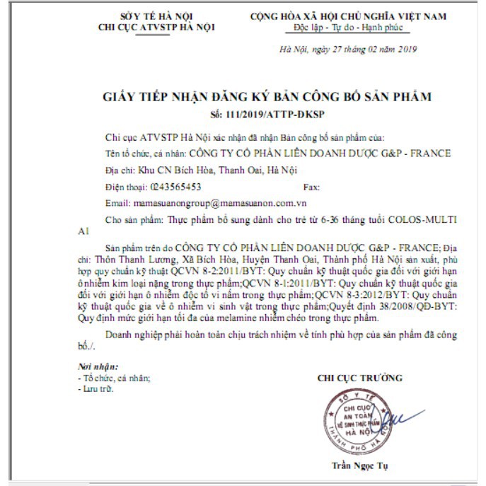 (Hàng Pháp) Mama Sữa Non Colos Multi A1- Hỗ trợ phát triển chiều cao vượt trội (Hộp 25 gói x 14g)