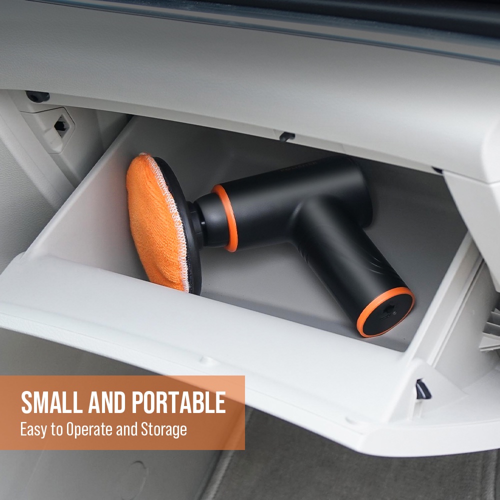 Vediot148W Máy đánh bóng xe hơi không dây sạc Type-C tiện dụng