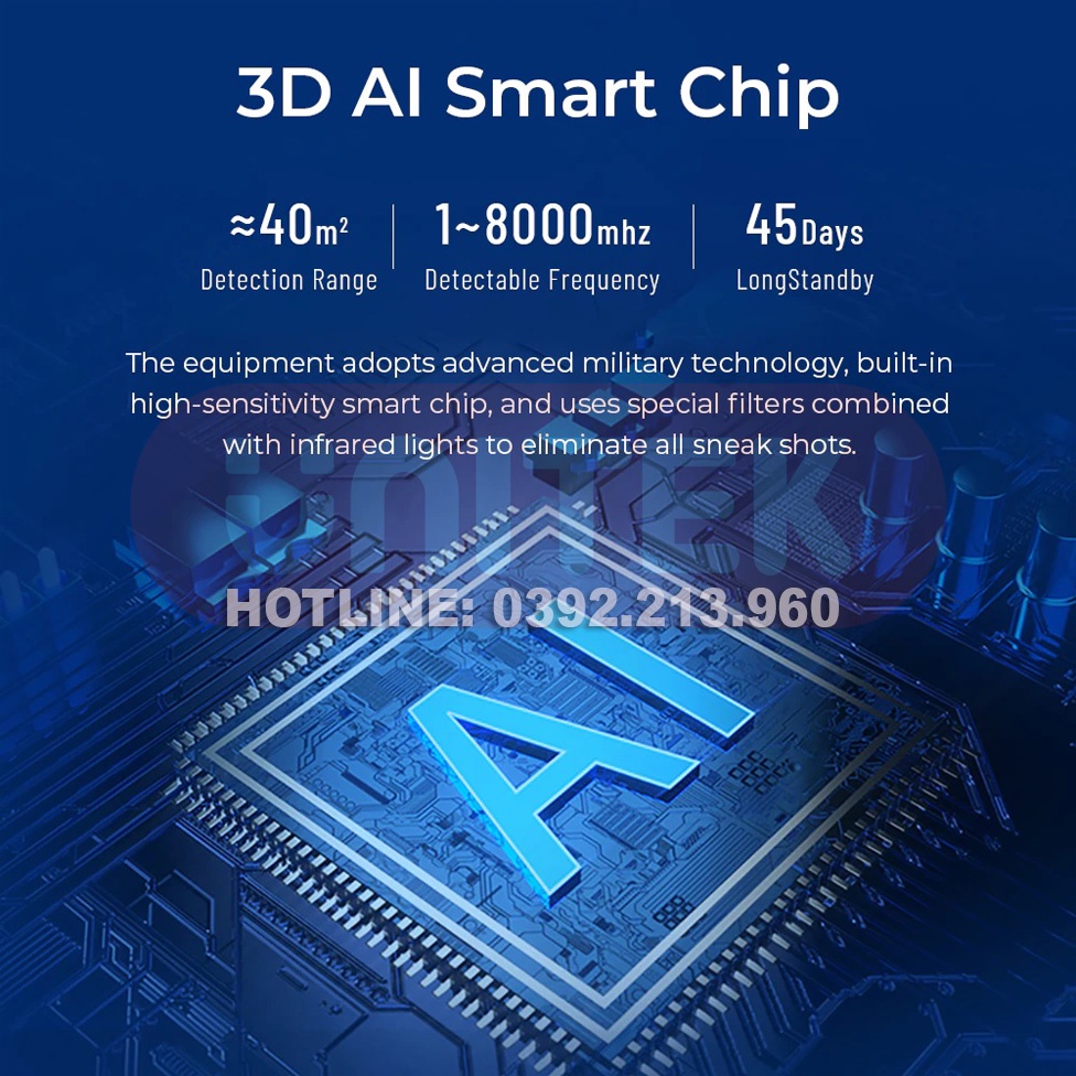 Máy Dò Phát Hiện Theo Dõi Camera, GPS, Định Vị Detector K88