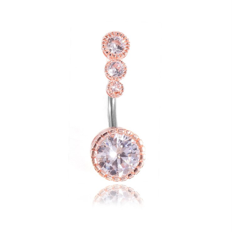 Khuyên Rốn Đính Đá Zircon Gợi Cảm Cho Nữ