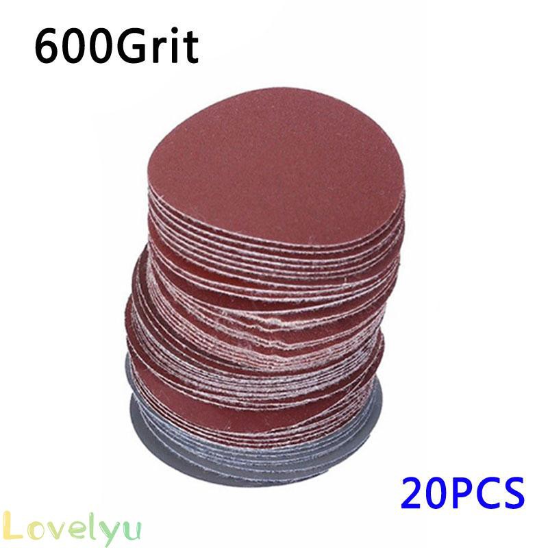 Set 20 miếng giấy nhám đánh bóng 40-3000 grit tùy chọn tiện lợi