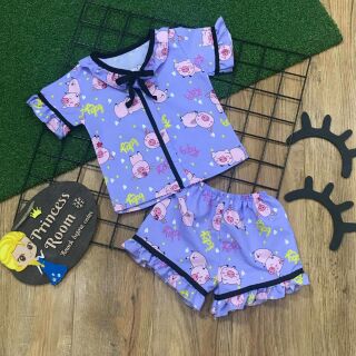 Combo 4 bộ cotton dành cho bé gái