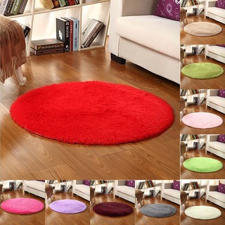 Thảm lông tròn lót sàn đường kính 120 cm