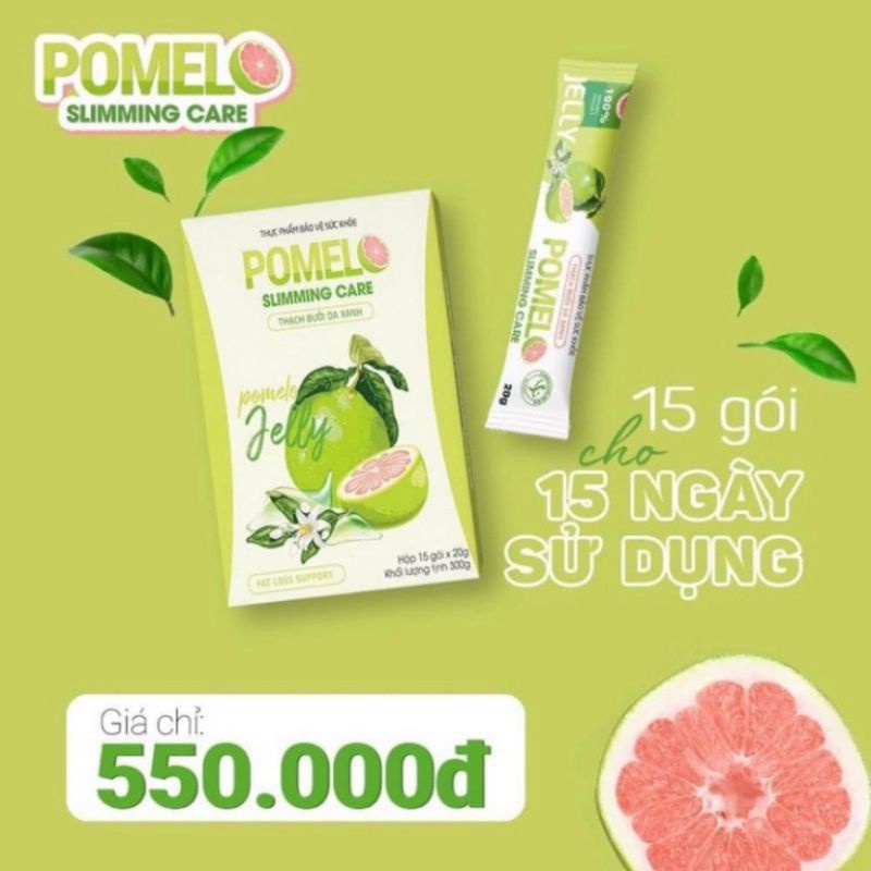 Thạch bưởi da xanh giảm cân pomel SLIMMING CARE, phiên bản cải tiến