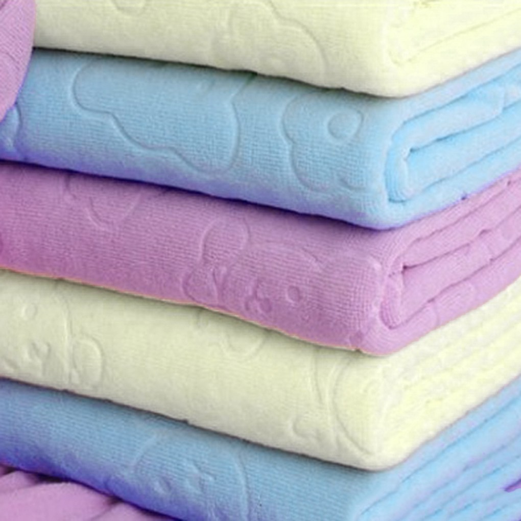 Khăn Tắm 70x140 cm Sợi Tổng Hợp, Hình Gấu Bông Nhanh Khô, Thấm Nước Tốt