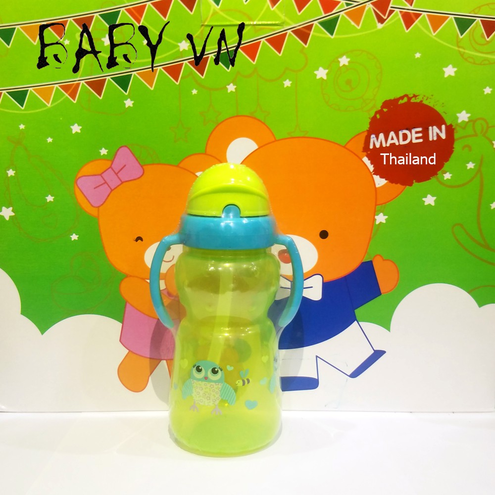 Bình nước 2 quai 270ML - HC415 - RABBIT - HACO BABY - BABY VN