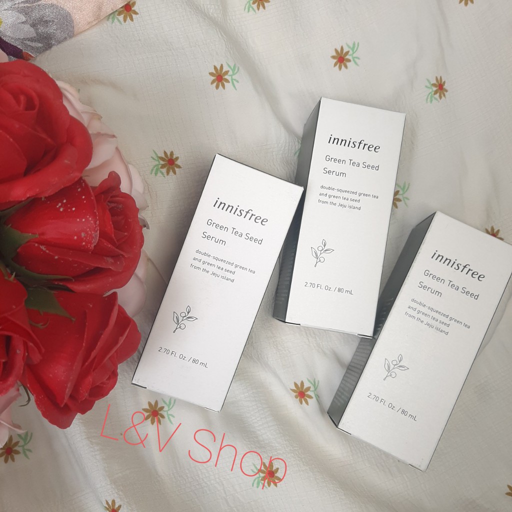 Bộ Làm Đẹp INNISFREE TRÀ XANH: Nước Tẩy Trang + Sữa Rửa Mặt +Nước Hoa Hồng+Kem chống Nắng