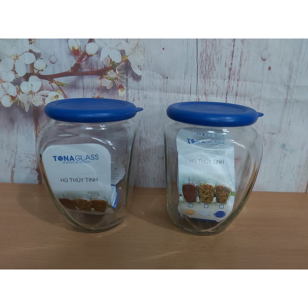 Hũ thủy tinh nắp nhựa Tona Glass dung tích 500ml