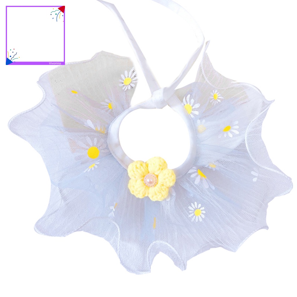 Khăn Choàng Cổ Ren Chống Thất Lạc Hình Mèo Nhiều Màu Sắc