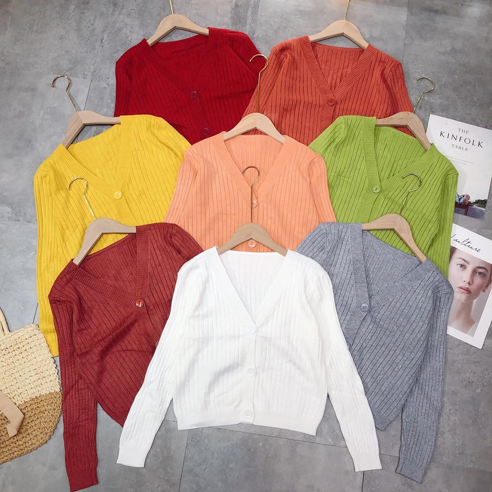 Áo cardigan len mịn 3 KHUY siêu cá tính | WebRaoVat - webraovat.net.vn