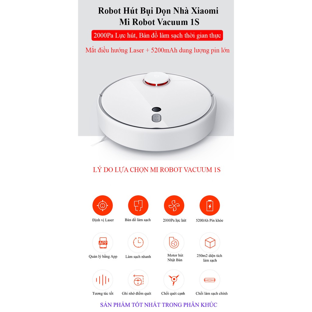 Robot hút bụi Xiaomi gen 1S