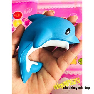 Squishy cá heo xanh đẹp