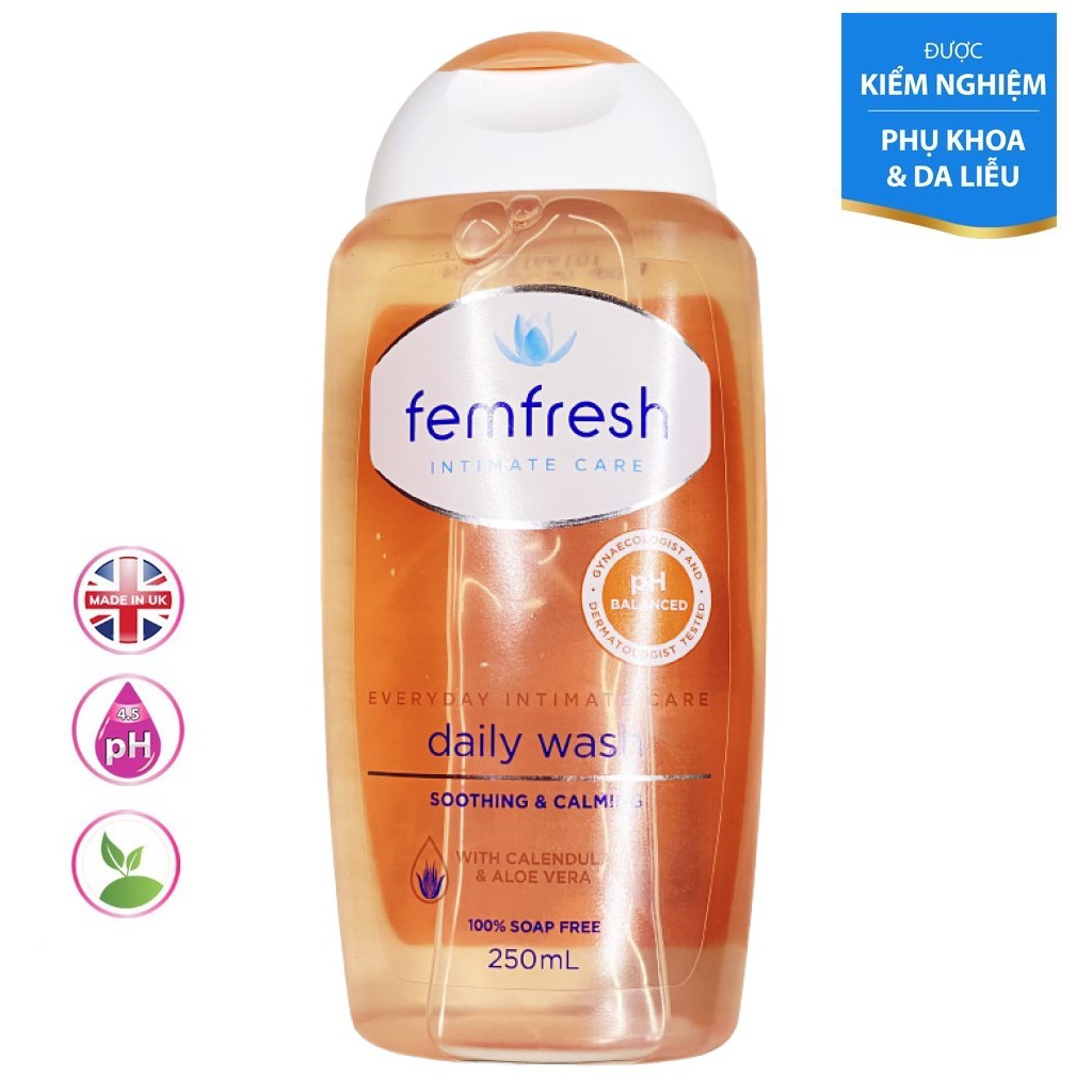 Nước Rửa Phụ Khoa Nam Nữ FEMFRESH cao cấp hàng ngày Femfresh Wash 250ml