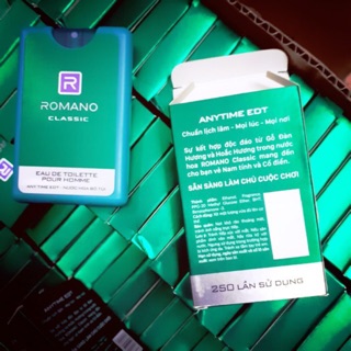 Nước hoa bỏ túi Romano 18ml
