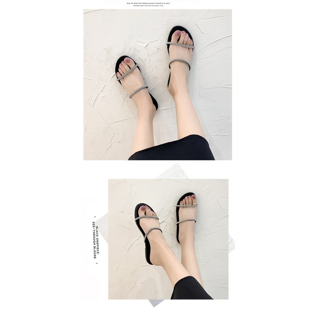 Dép xỏ ngón đính đá thời trang nữ size 35-43