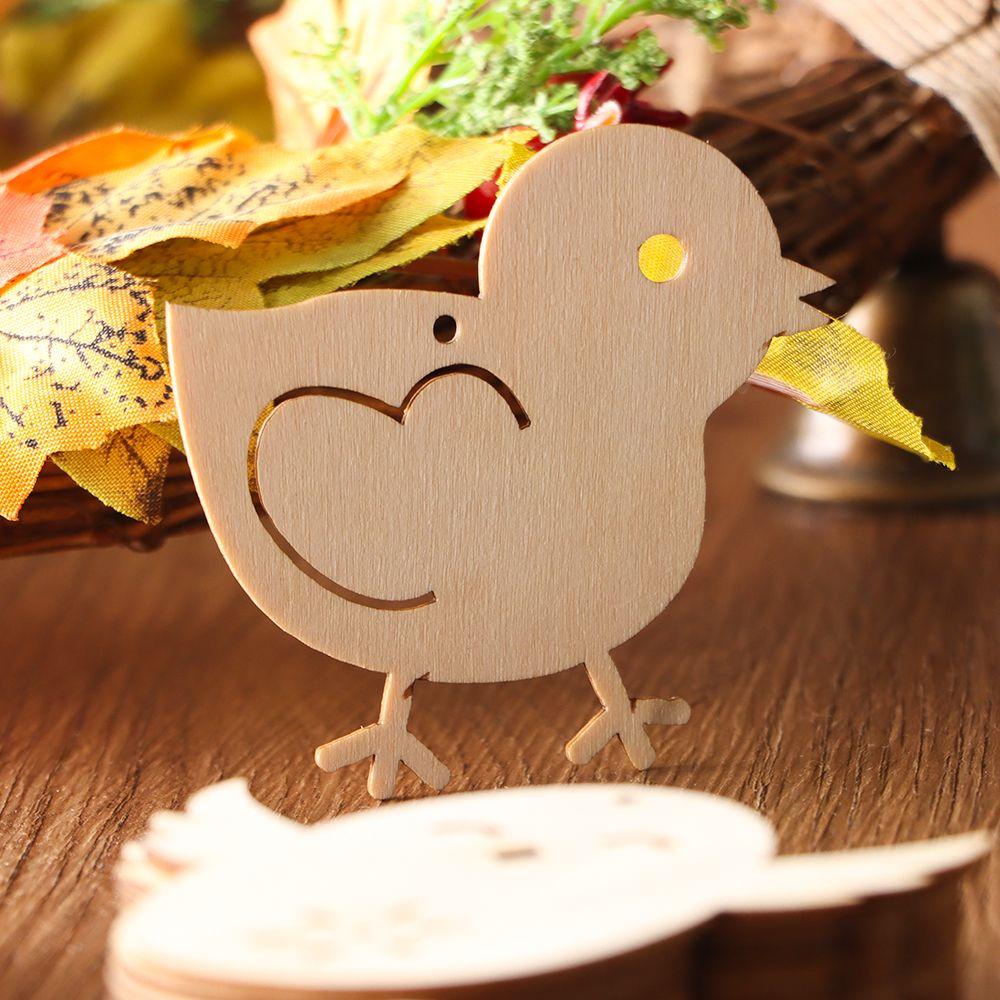 LANSEL Set 10 Thẻ Treo Trang Trí Sổ Tay DIY Hình Trứng Phục Sinh Chưa Hoàn Thiện