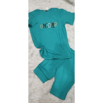 Bộ áo form rộng quần ngố thun cotton thái