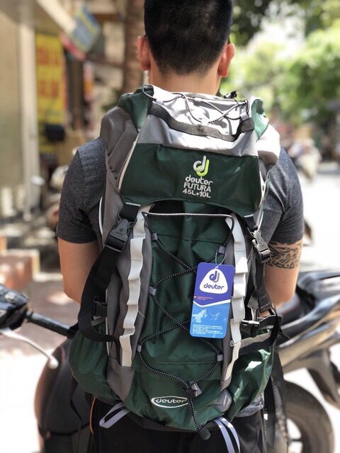 Balo phượt Deuter Futura 45L +10 L, đi leo núi dã ngoại, hiking trecking and touring