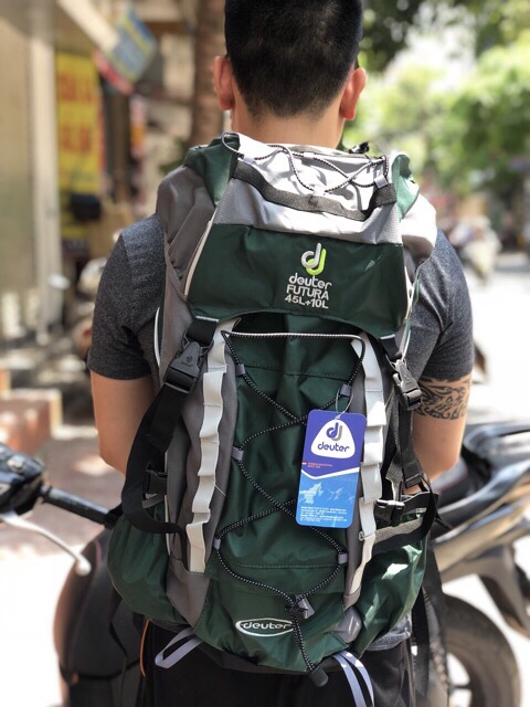 [Giảm giá 3 ngày] Balo phượt Deuter Futura 45L +10 L, đi leo núi dã ngoại, hiking trecking and touring