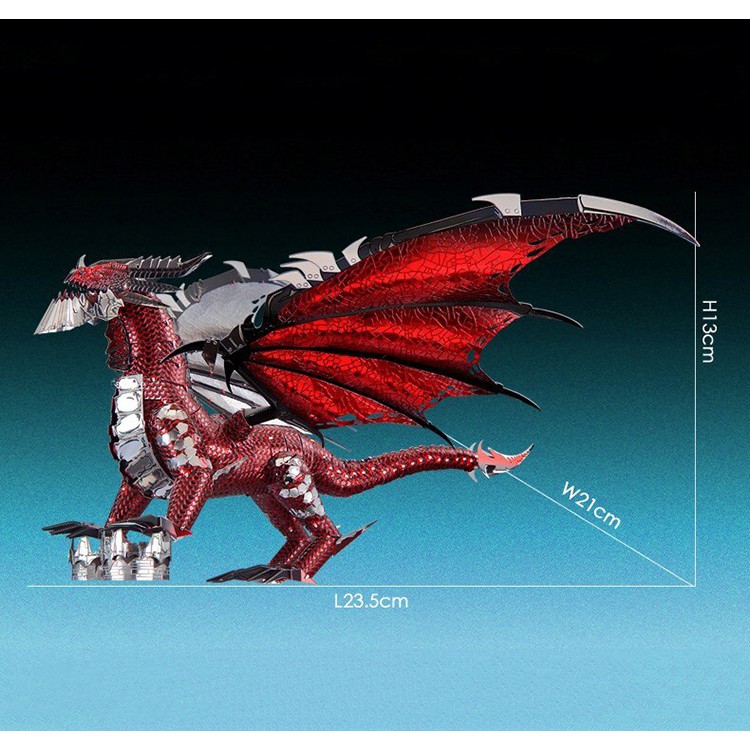 Mô hình thép 3D tự ráp Black Dragon