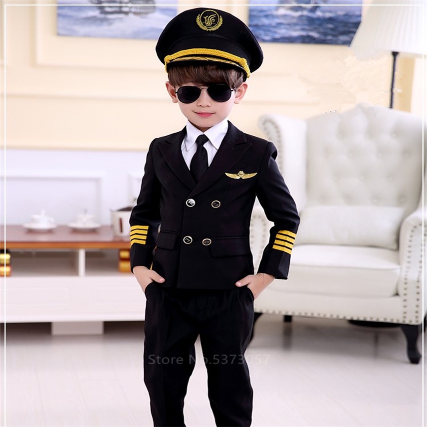 Trang Phục Hóa Trang Phi Công Nhân Dịp Halloween Cho Bé