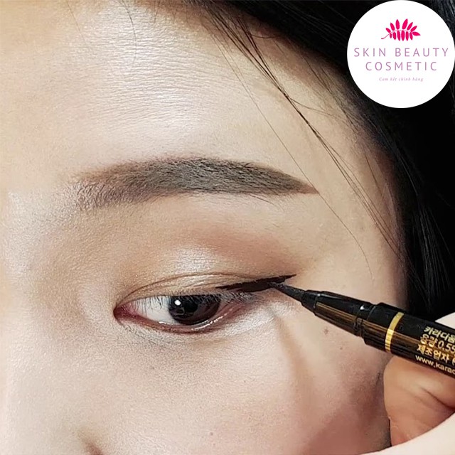 Kẻ Mắt Dạ Karadium Waterproof Brush Liner Black