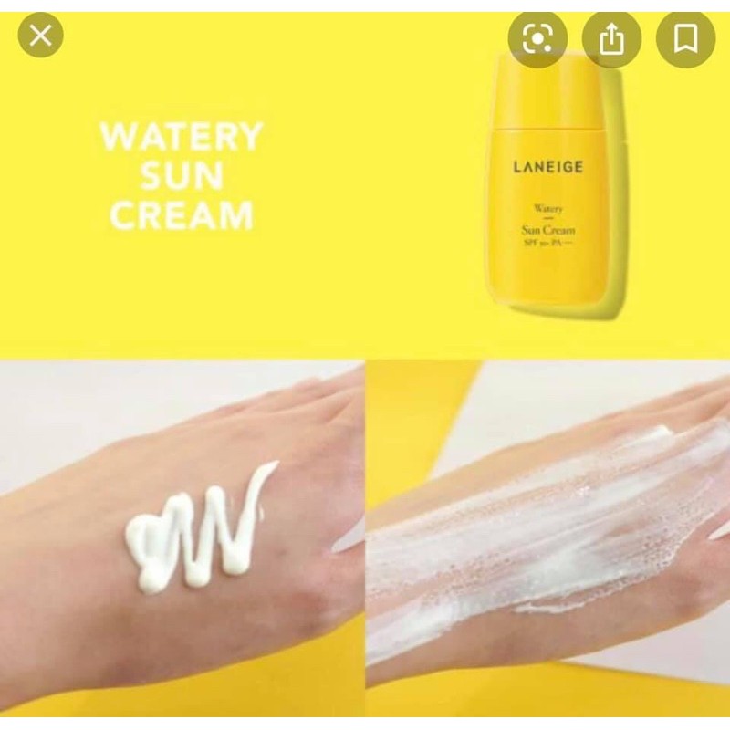 Kem Chống Nắng Laneige Watery Sun Cream 50ml