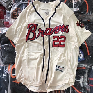 MLB Áo Thun Bóng Chày Tay Lửng Dáng Rộng Phong Cách Harajuku