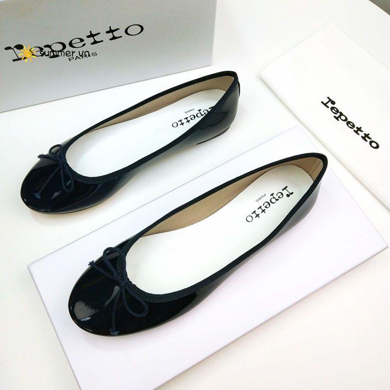 Giày Búp Bê Đế Mềm Mũi Tròn Đính Nơ Thời Trang 2021 Cho Nữ