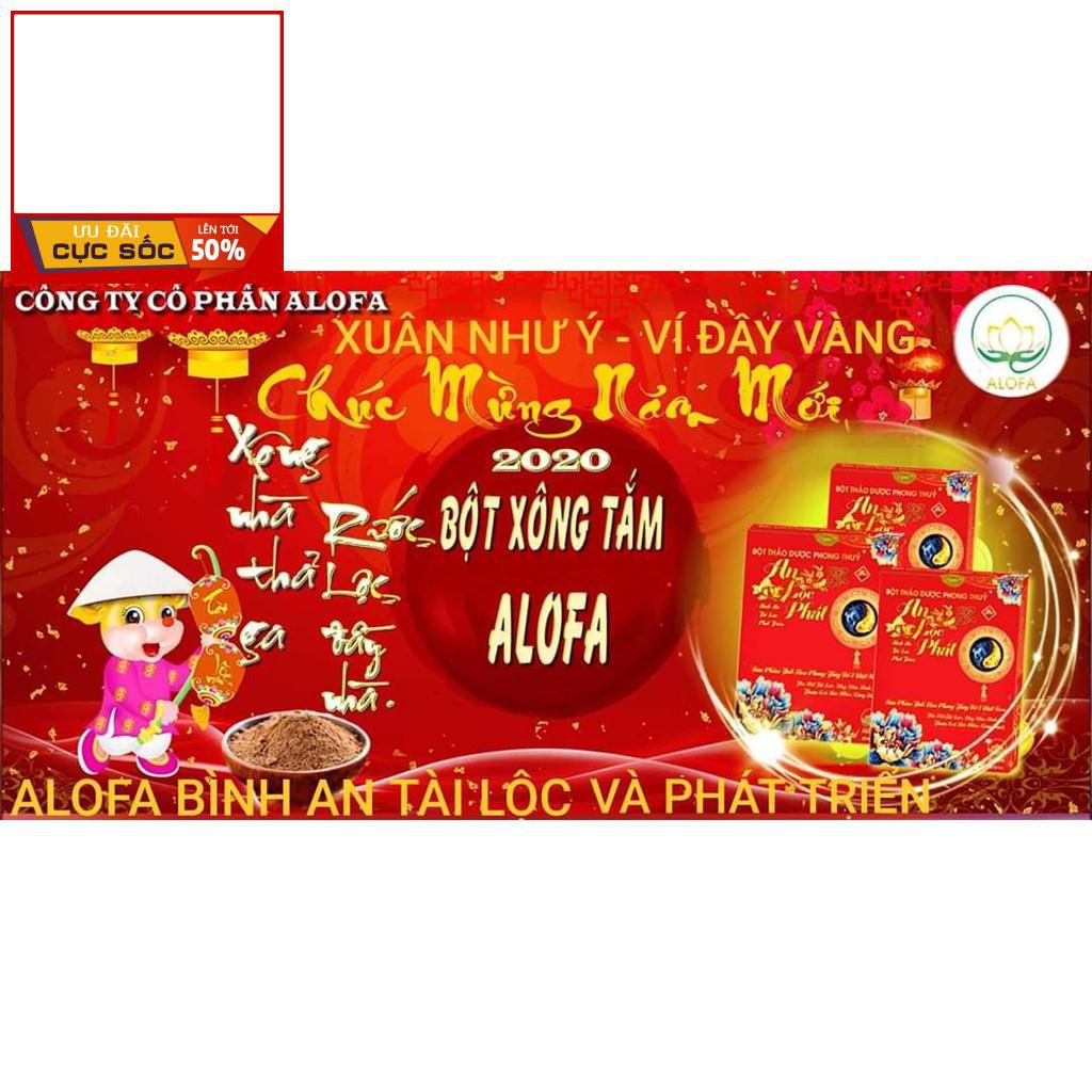 10 GÓI BỘT THẢO DƯỢC PHONG THỦY HÚT TÀI LỘC ALOFA