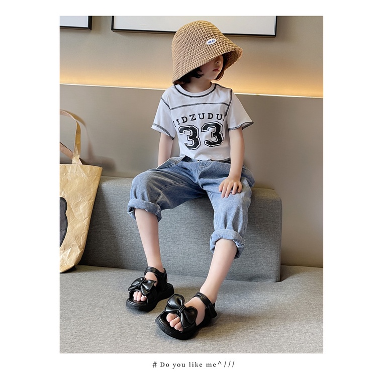 Dép sandal 2023 mã XJS-28 Quảng Châu cao cấp cho bé gái từ 3 đến 12 tuổi