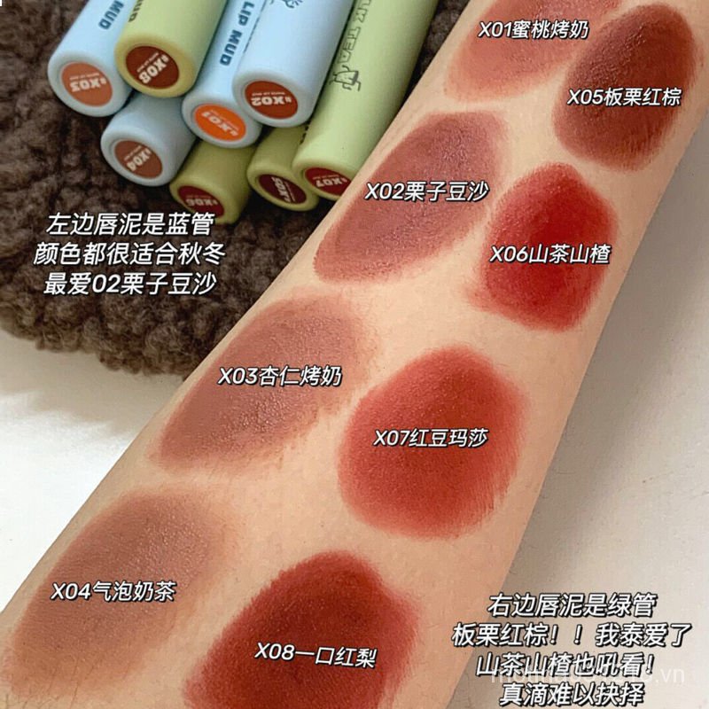 (Hàng Mới Về) Son Môi Trang Điểm Màu Nhung Mờ Thời Trang Dành Cho Học Sinh | BigBuy360 - bigbuy360.vn