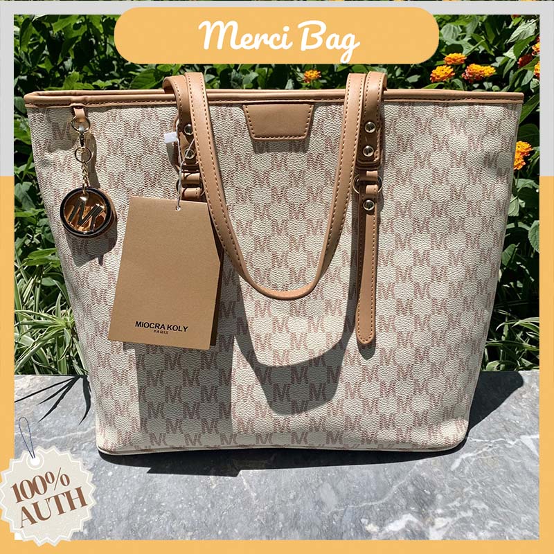 [Sẵn] Túi Tote Nude nữ chính hãng Miocra Koly MK28867