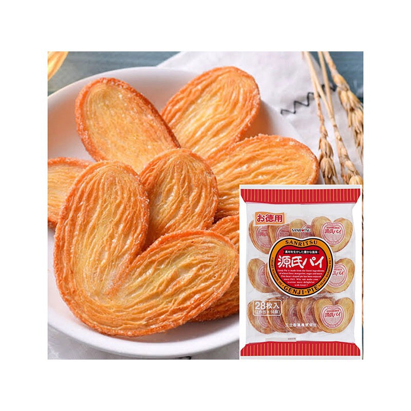 Bánh bơ nướng Sanritsu gói 294gr (28 bánh) (date: 2022)
