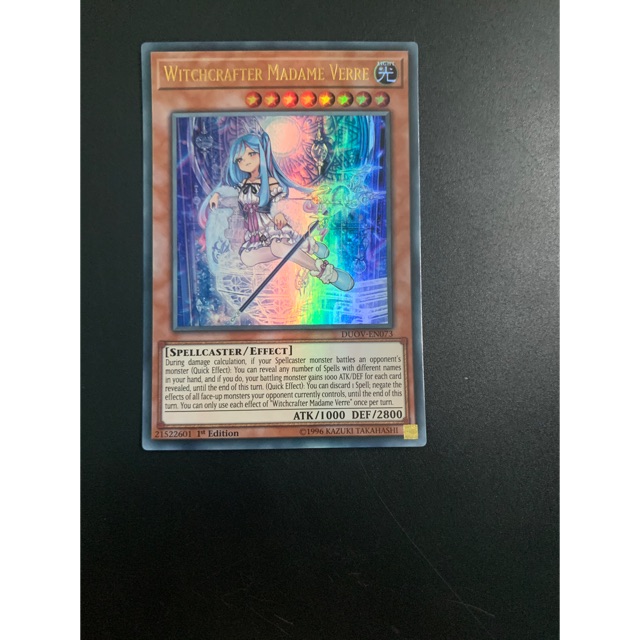 Bài yugioh: witchcrafter madame verre