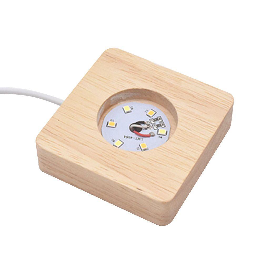 CONOPERY Đèn LED Đế Gỗ Dùng Làm Đạo Cụ Chụp Ảnh
