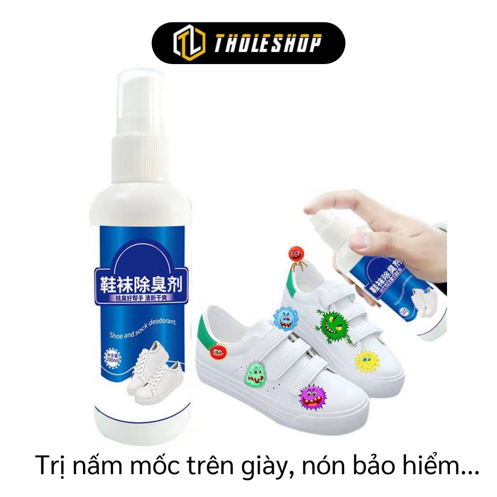 Chai Xịt Khử Mùi Giày - Xịt Hôi Chân Chống Nấm, Ngứa, Khử Mùi Nón Bảo Hiểm 7035