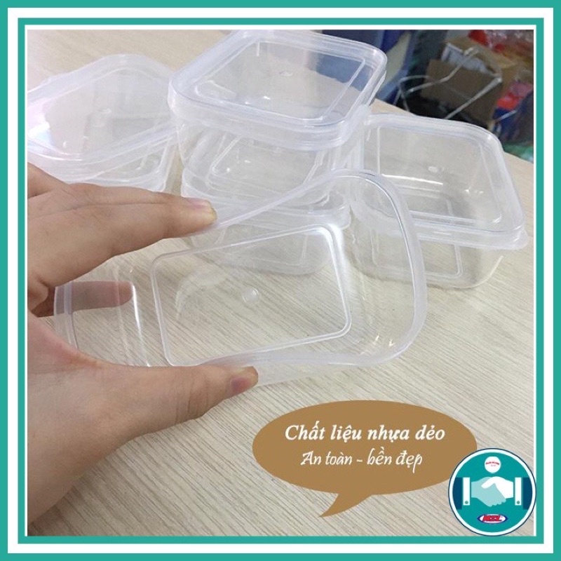 Hộp nhựa đựng thực phẩm. Hộp nhựa nhỏ đựng thức ăn hamster. Hộp nhựa 120ml