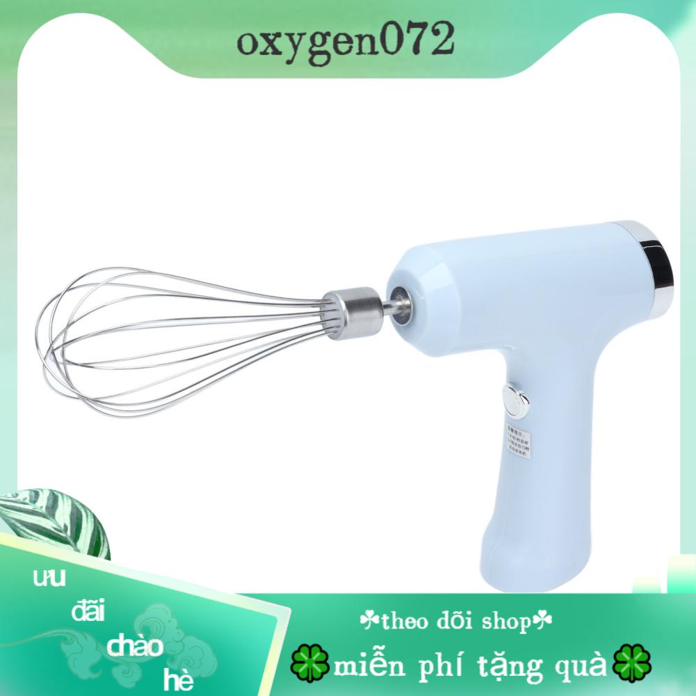 Oxygen072 Máy đánh trứng không dây có thể sạc USB bằng thép gỉ điều chỉnh cho gia đình