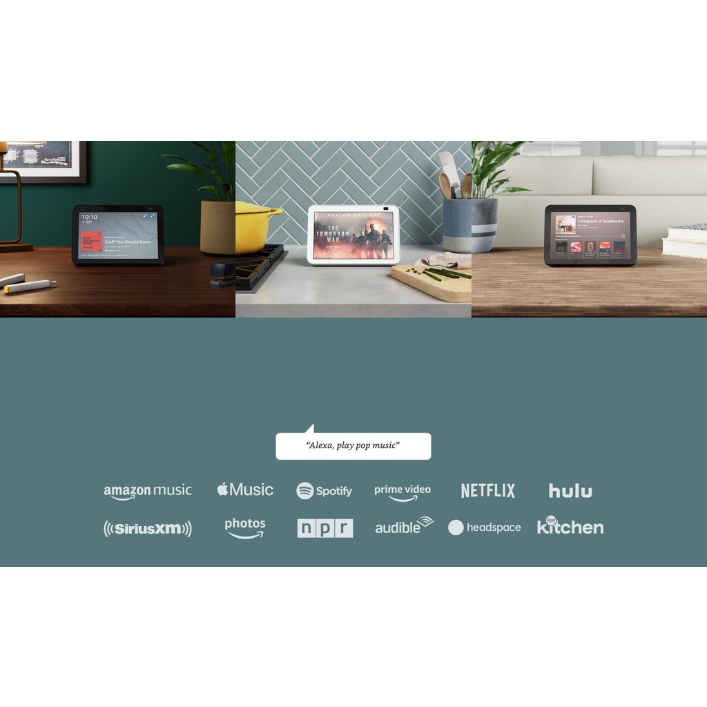 Màn Hình Thông Minh Amazon Echo Show 8 gen 2 Tích Hợp Trợ Lý Ảo Alexa, màn hình thông minh 8″, camera 13MP